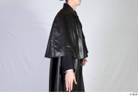  Photos Man in Historical formal suit 5 19th century black cloak historical clothing leather cloak upper body 0007.jpg